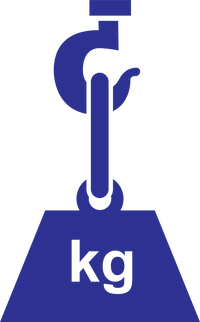 Nominal load capacity at pivot